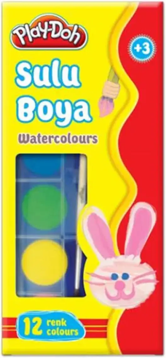 Play-Doh Suluboya 12 Renk Küçük Su002