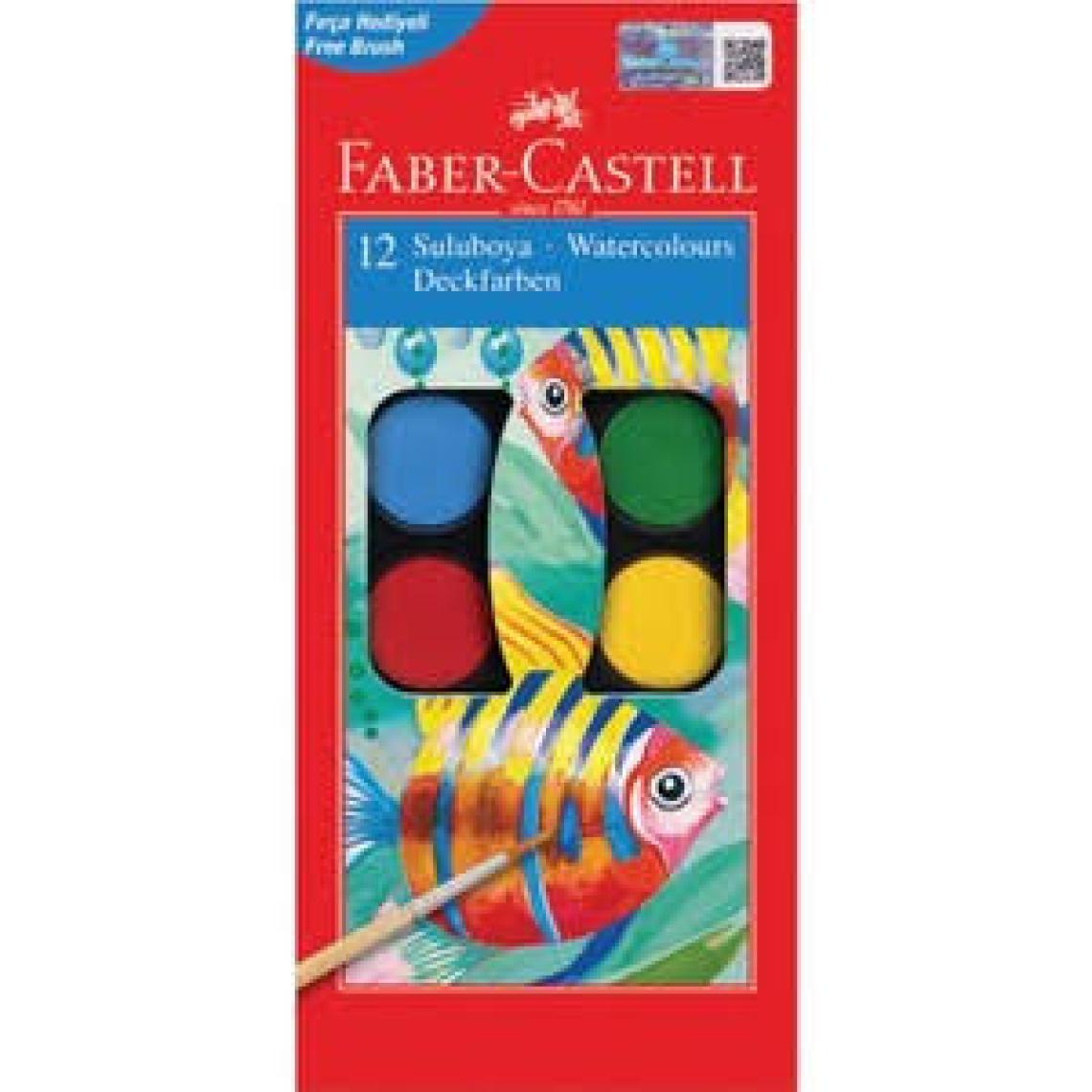 Faber-Castell Sulu boya 12 Renk Büyük Boy