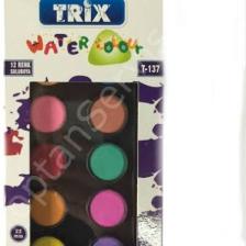Trix Renkli Sulu Boya 12'li