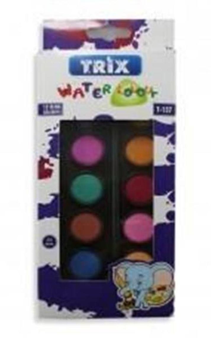 Trix Renkli Sulu Boya 12'li