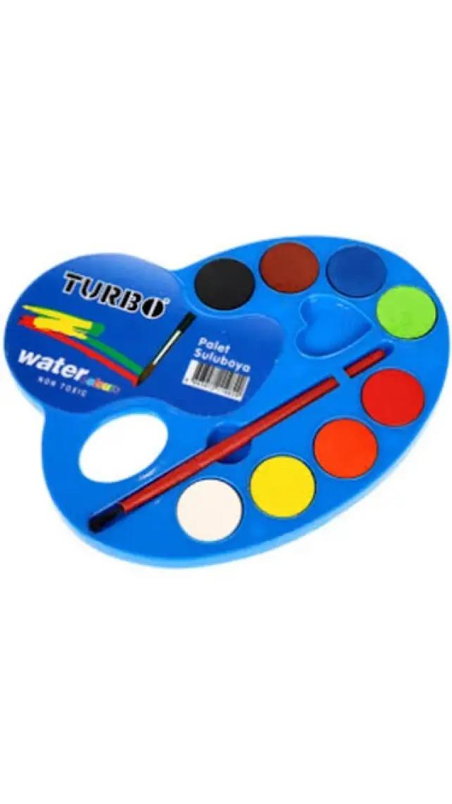 Turbo Sulu Boya Palet (8 Renk)