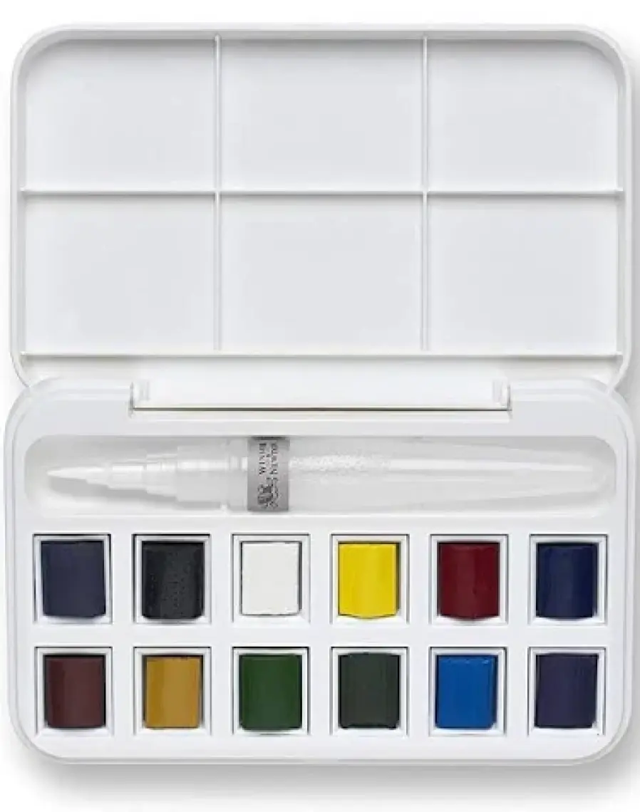 Winsor & Newton Cotman Sulu Boya Cep Tipi 12'Li