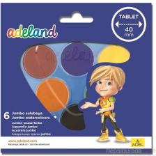 Adeland Jumbo Suluboya 6 Renk (40mm)