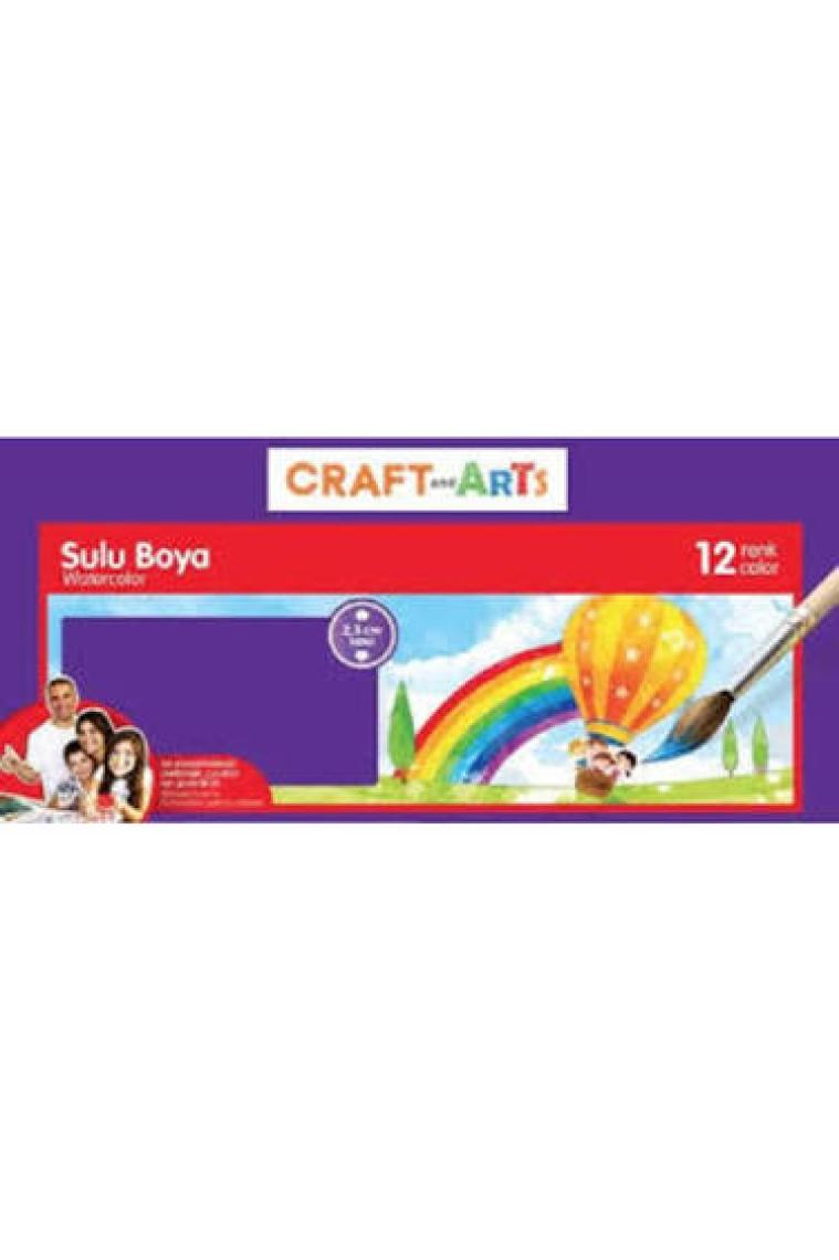 Craft And Arts Sulu Boya 12 Renk 28Mm Çap