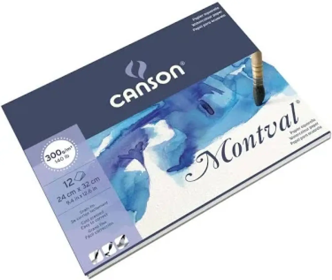 Canson Montval Suluboya Bloğu 24x32cm 12Yaprak 300gr
