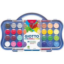 Sulu Boya 23mm 36 Renk Plastik Kutu Set