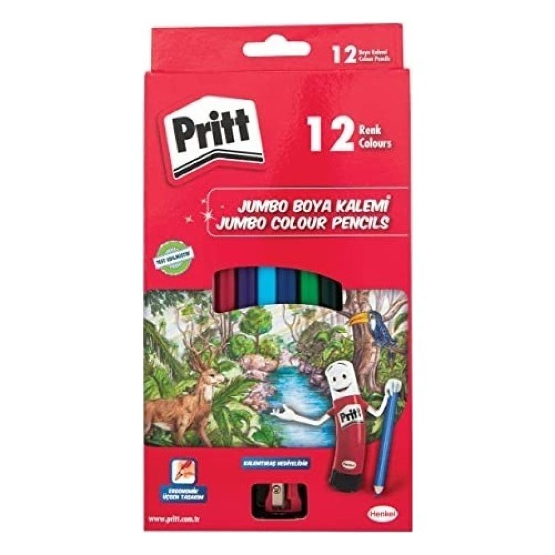 Pritt Kuruboya Jumbo Üçgen Uzun 12 Li 1219733