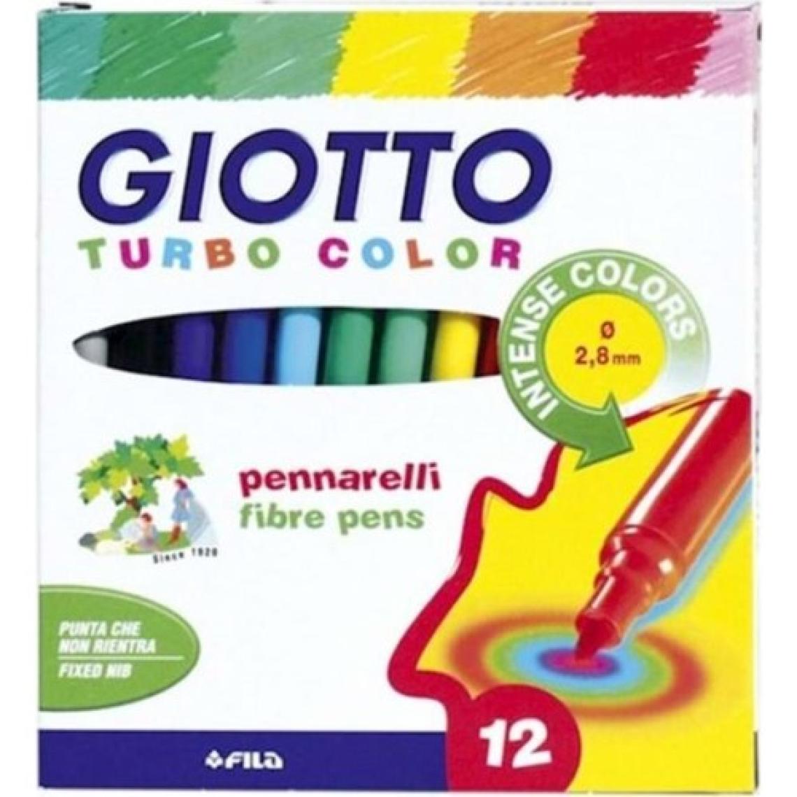 Easyso Giotto Turbo Color Keçeli Kalem 12 Renk