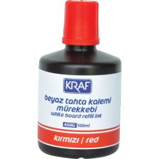 Beyaz Tahta Kalem Mürekkebi 100ml Kırmızı 450g1