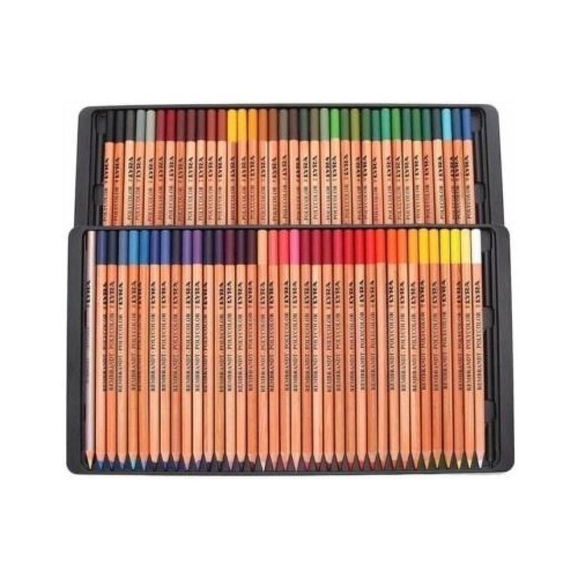 Lyra Rembrandt Polycolor Metal Kutu 72'li Kuru Boya Seti