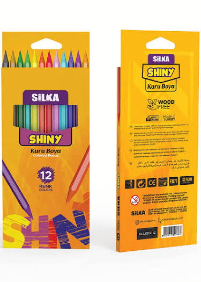 Silka Shıny Kuruboya 12 Renk ART-K00001