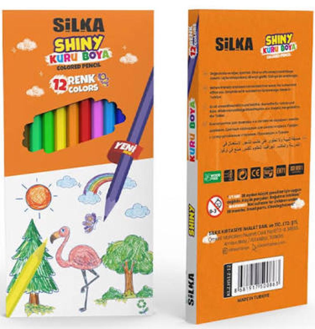 Silka Shıny Kuruboya 12 Renk ART-K00001