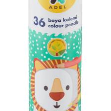 Adel Metal Tüp Boya Kalemi 36 Renk Tam Boy