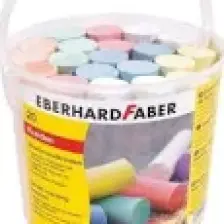 Eberhard Faber Sokak İşaretleme Pasteli - 20 Parça, Karışık Renkler, 10 cm Silindirik