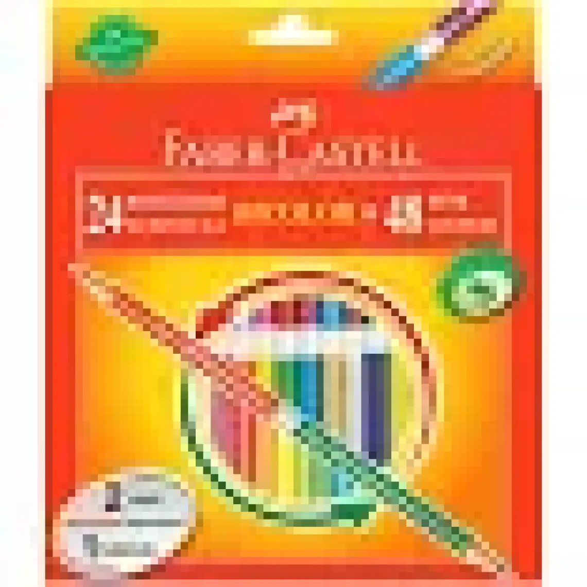 Faber-Castell Bicolor Çift Uçlu Boya Kalemi Seti 24 Adet – 48 Canlı Renk ile Yumuşak ve Keyifli Boyama