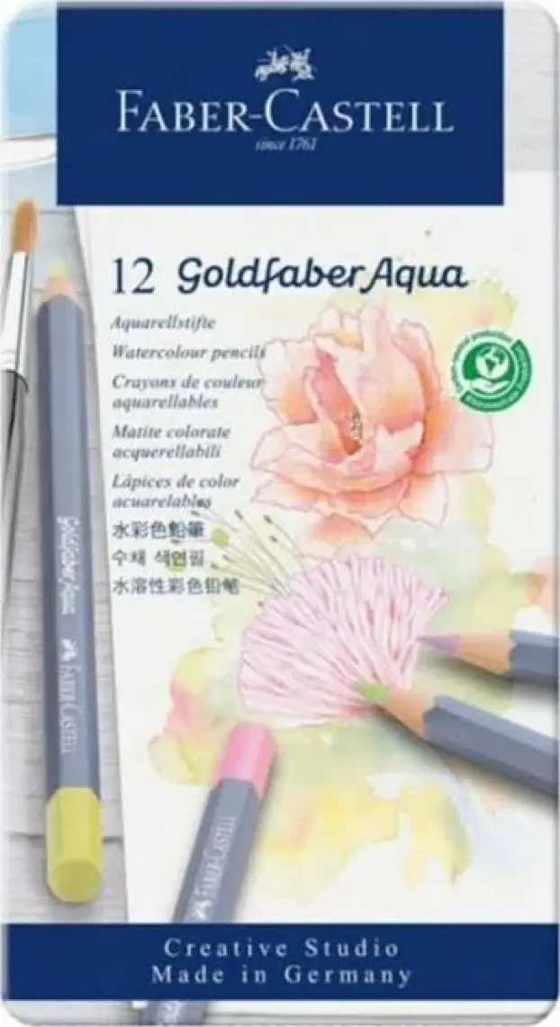 Faber-Castell Goldfaber Aqua Boya Kalemi 12li