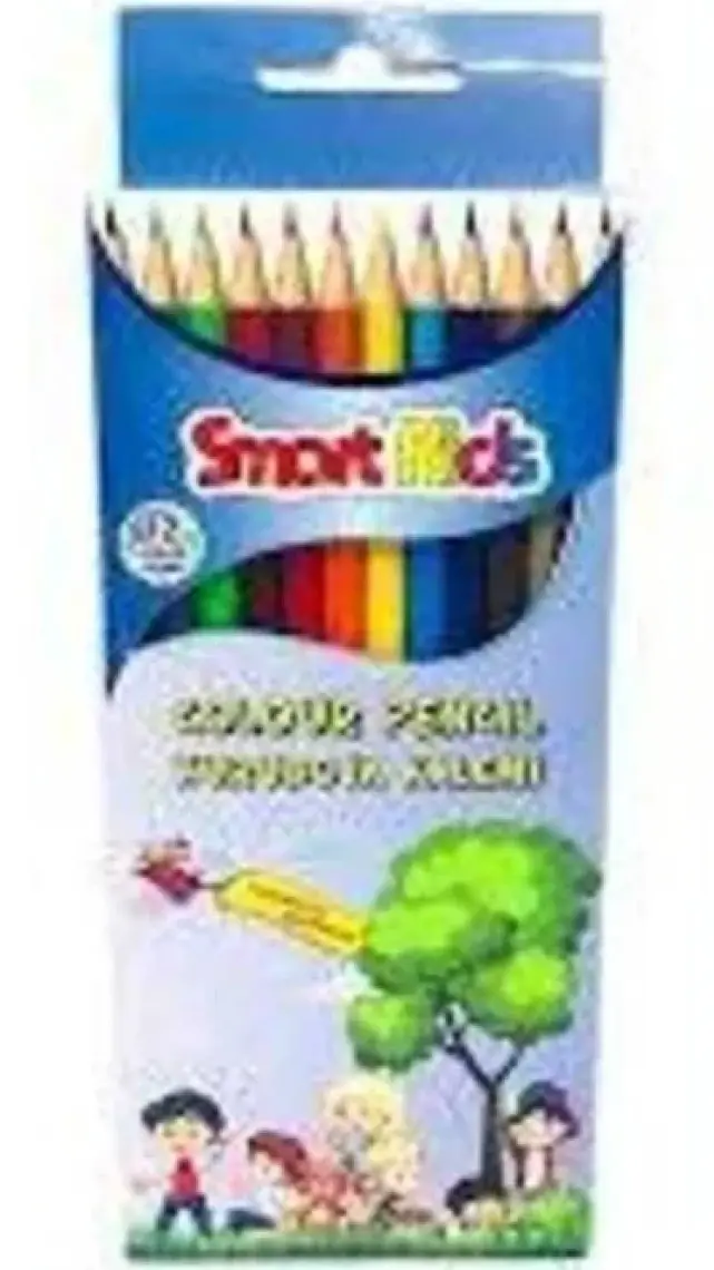 Smart Kids 12'Li Kuruboya Uzun Karton Kutuda