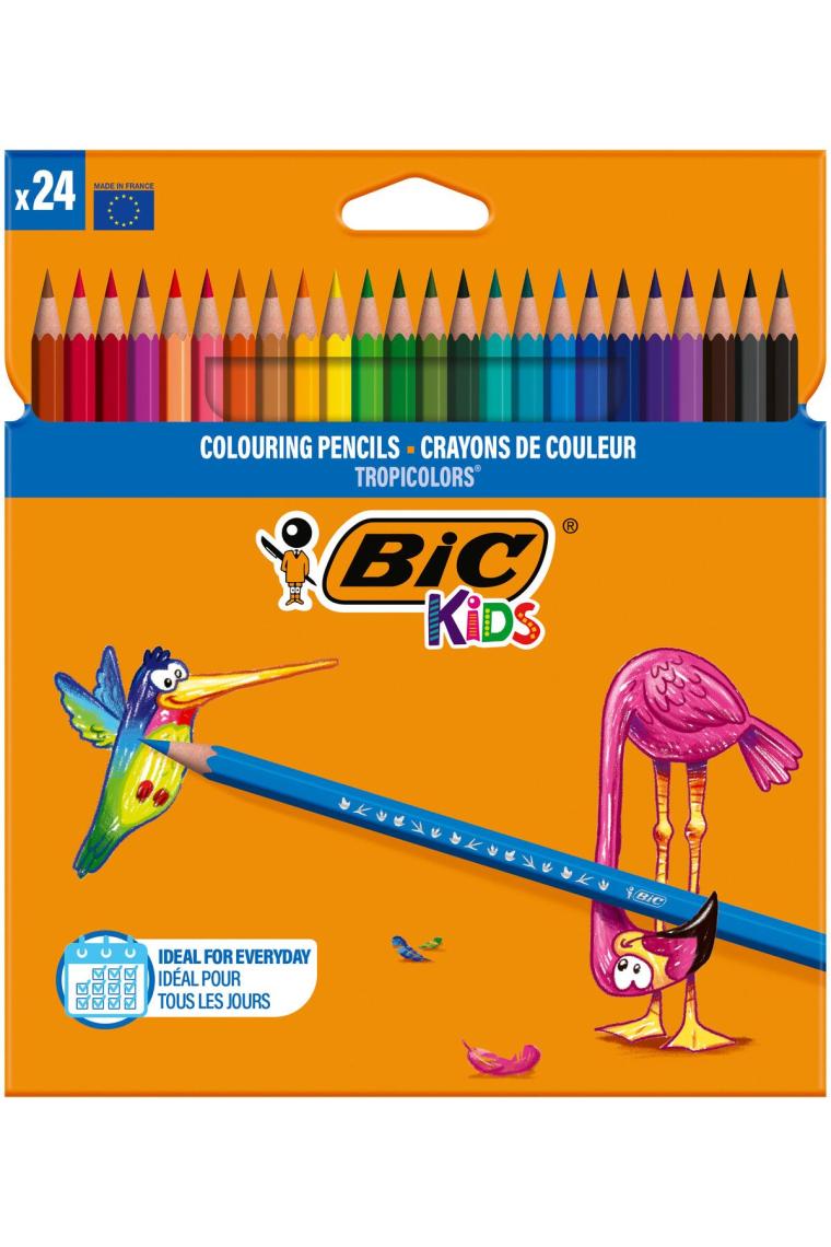 Bic Kids Tropicolors Kuru Boya Kalemi 24 Renk