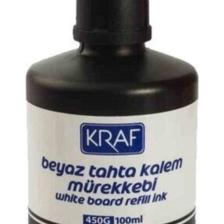 Kraf 450 g 100 ml Beyaz Tahta Kalem Mürekkebi