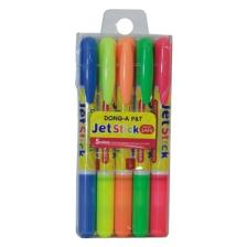 Dong-A Jet Stick Fosforlu Jel Kalem 5'li Set