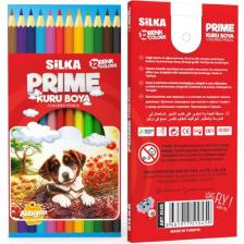 Silka Prime 12'li Tam Boy Kuru Boya Kalemi (ART.1045)