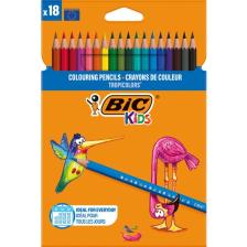 BIC Kids Tropicolors Kuru Boya Kalemi 18 Renk