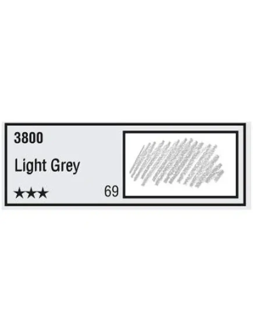 Koh-i-Noor Polycolor Kuru Boya Kalemi 3800 Light Grey