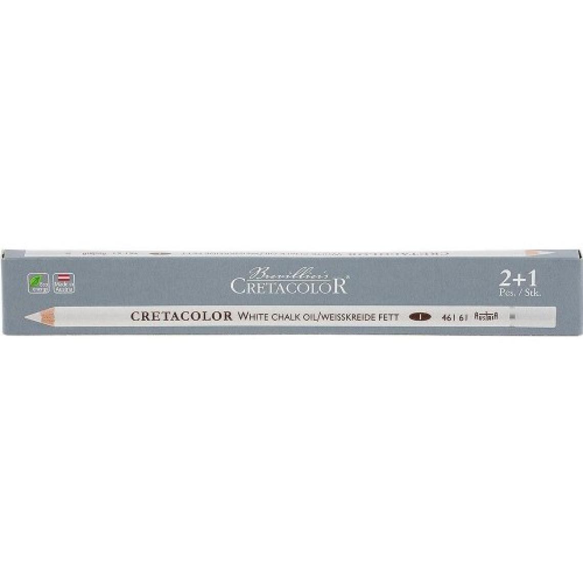 Cretacolor White Chalk Oil Pencil Soft Sanatçı Çizim Kalemi 461 61