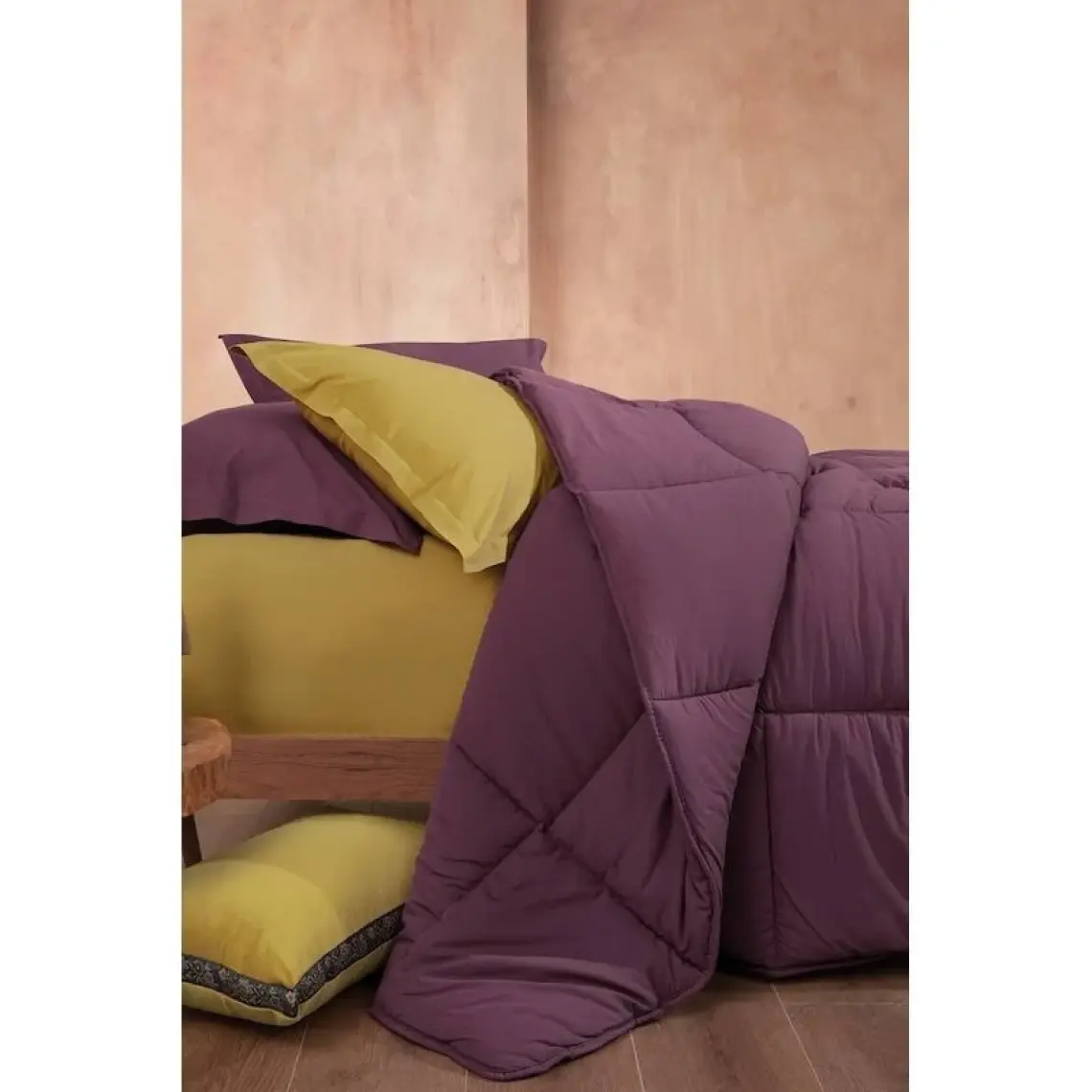 Yataş Bedding Mix&match Penny Tek Kişilik Yorgan - Mürdüm