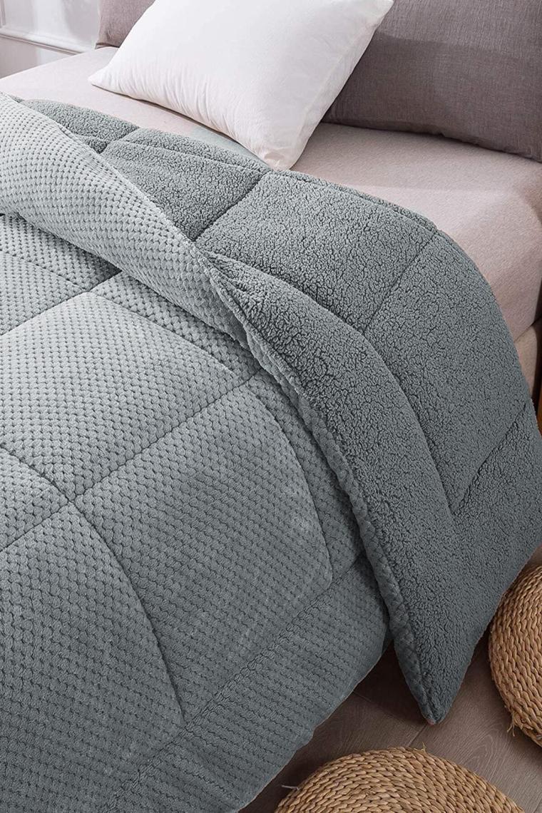 Evlen Home Collection Ultra Yumuşak Çift Taraflı Wellsoft Peluş Yorgan Çift Kişilik Yıkanabilir (Battaniye / Nevresim) 200 x 220 cm