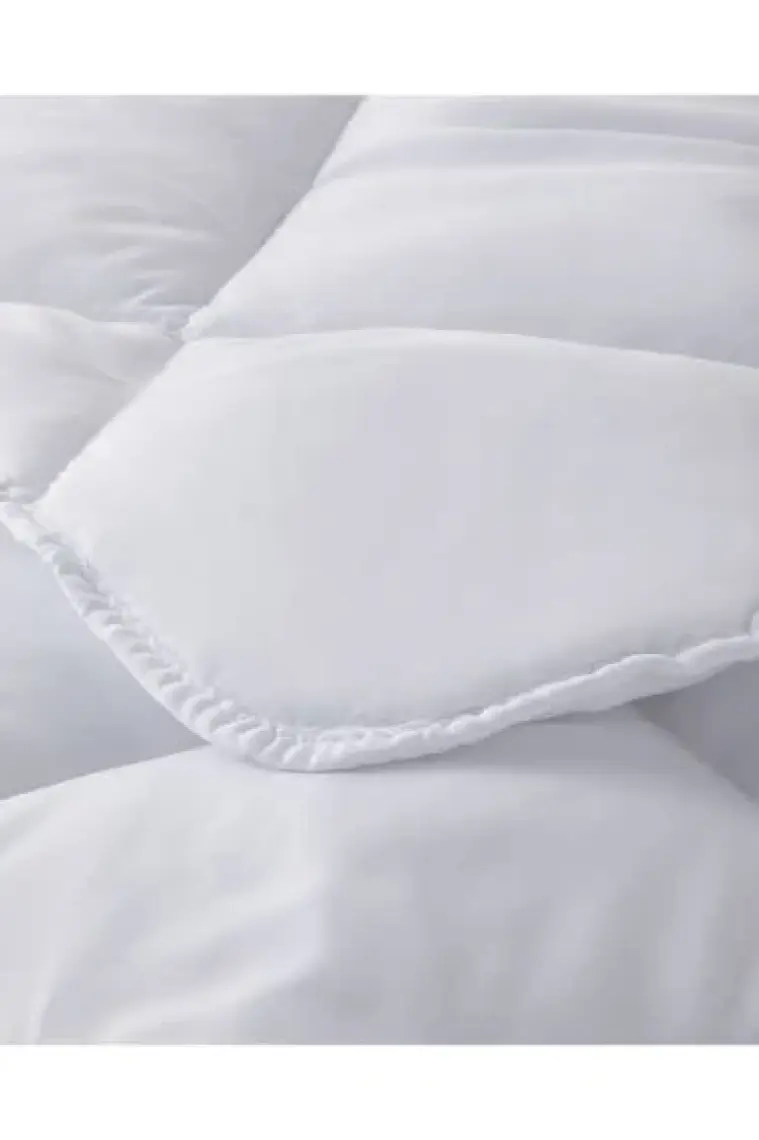 English Home Siesta Mikrofiber Çift Kişilik Yorgan 195 x 215 cm Beyaz