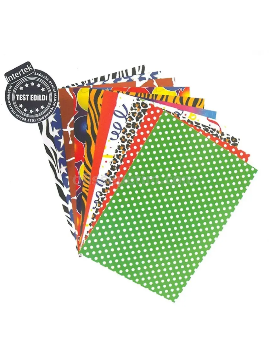 Ginza Desenli Fon Kartonu 50X70 Cm 250 Gr 10 Lu (1 Paket 10 Adet)