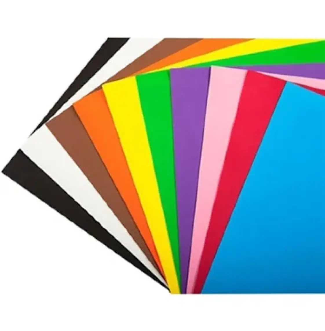 Bigpoint Fon Kartonu 50 x 70 Cm Karışık Renkler 10'lu Paket