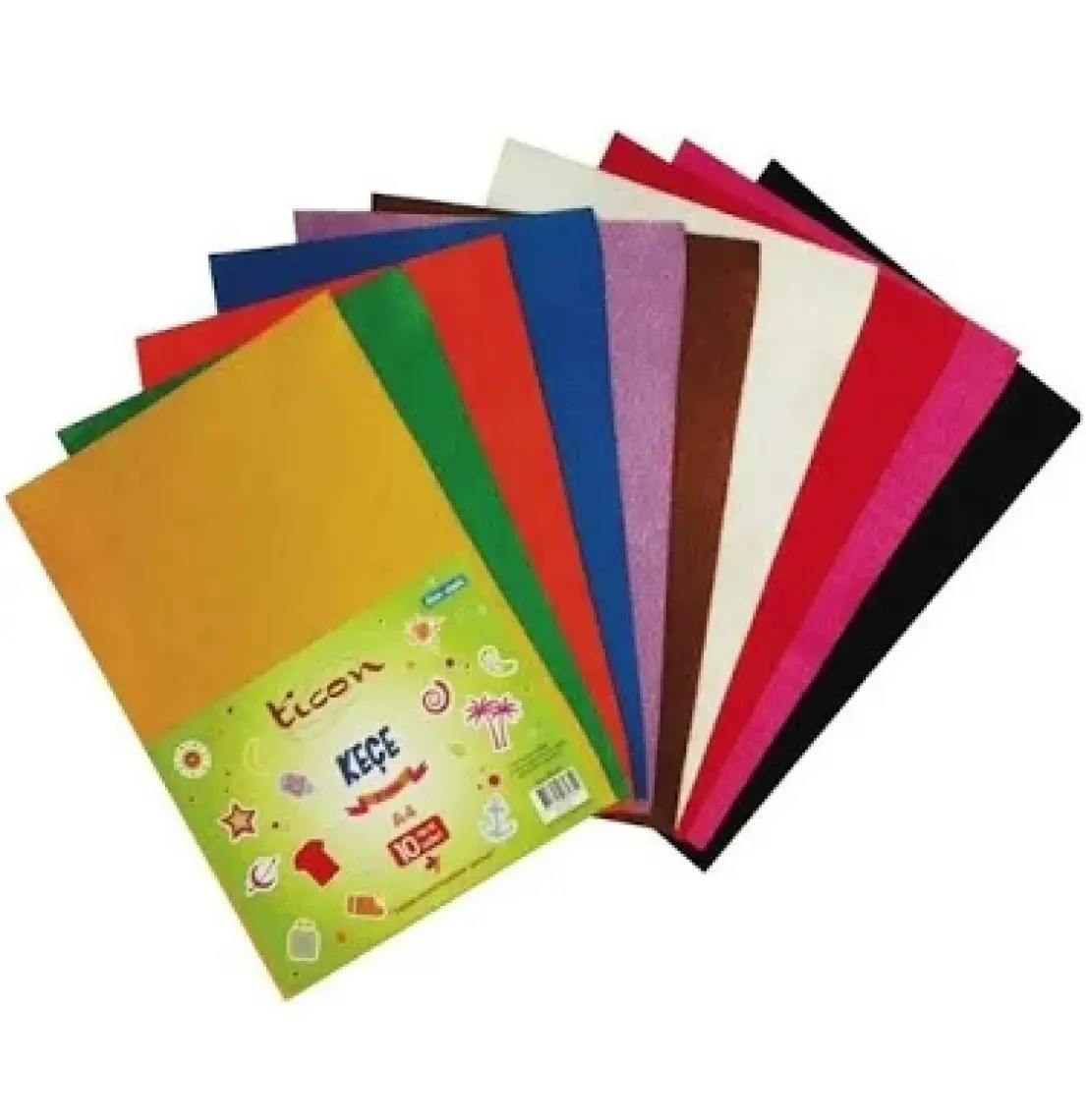 Ticon 1.5Mm Simli Yapışkanlı Eva 20 X 30Cm-10'Lu