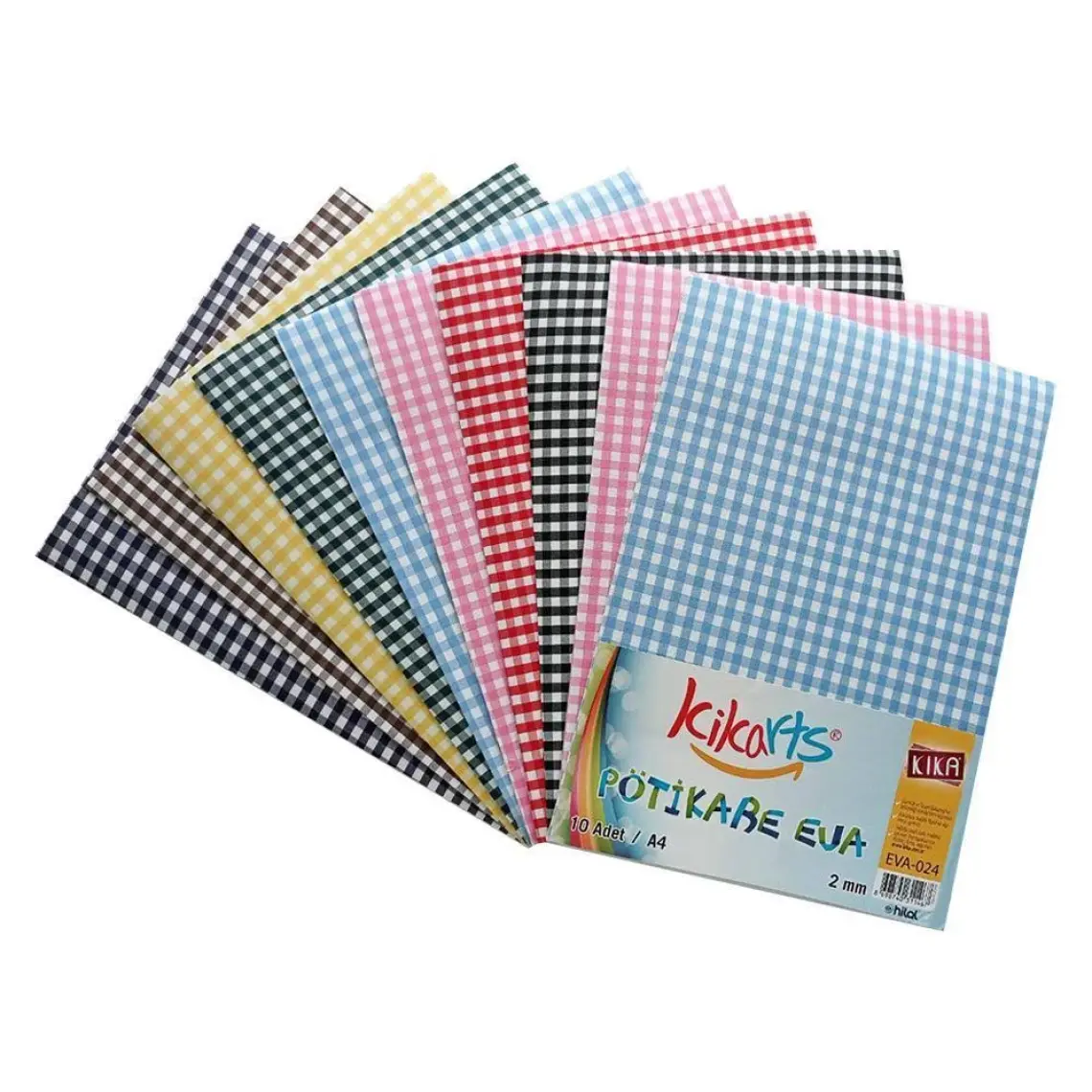 Cmk Eva Tabaka Karışık Renkli 20 x 30 cm 10'lu Paket