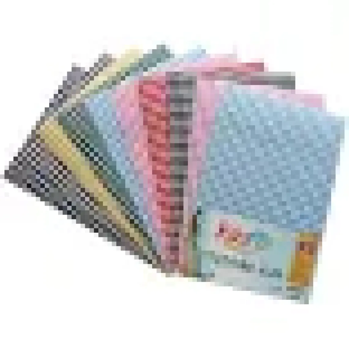 Cmk Eva Tabaka Karışık Renkli 20 x 30 cm 10'lu Paket