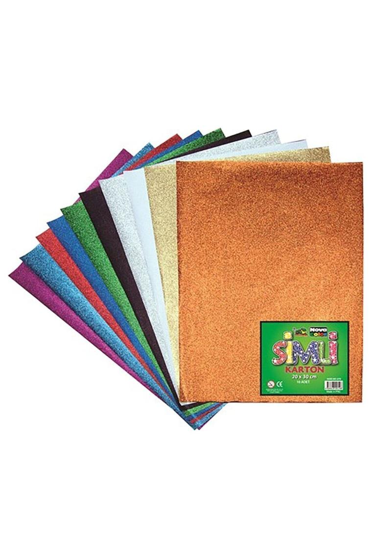 Nova Color Simli Karton (20*30) 10 Set Nc-275