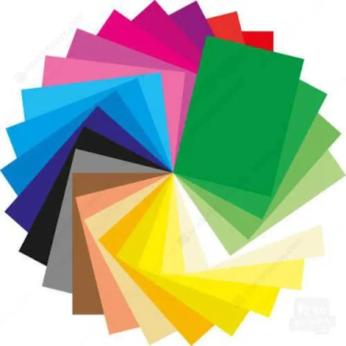 Bigpoint Fon Kartonu 50 x 70 Cm Karışık Renkler 10'lu Paket