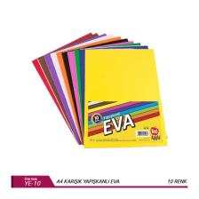 Eva ( A4 ) Yapışkanlı 10 Renk