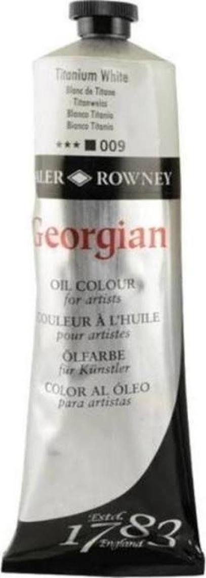 Daler Rowney Georgian Yağlı Boya 225ml - N:009 Titanium White