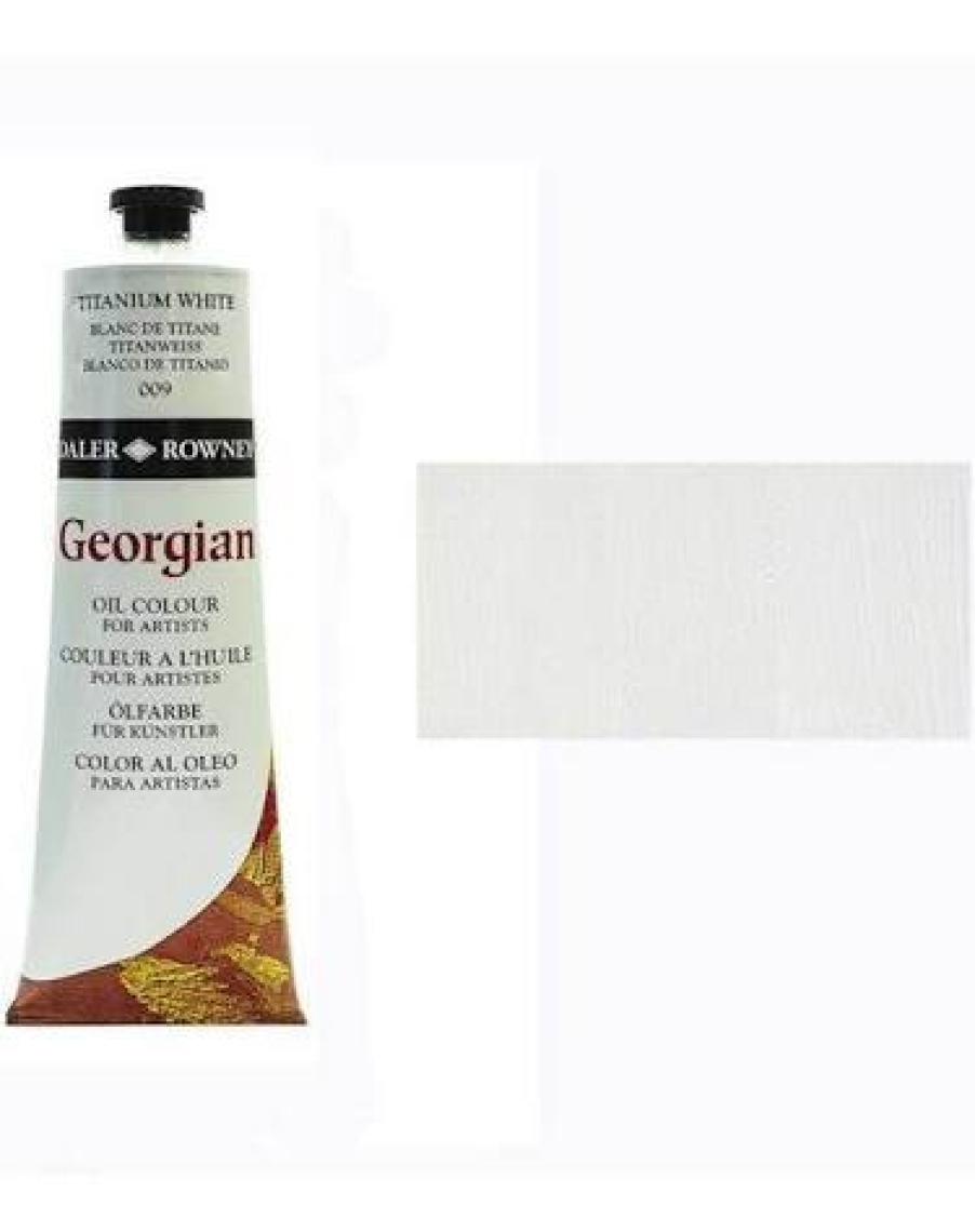 Daler Rowney Georgian Yağlı Boya 225ml - N:009 Titanium White