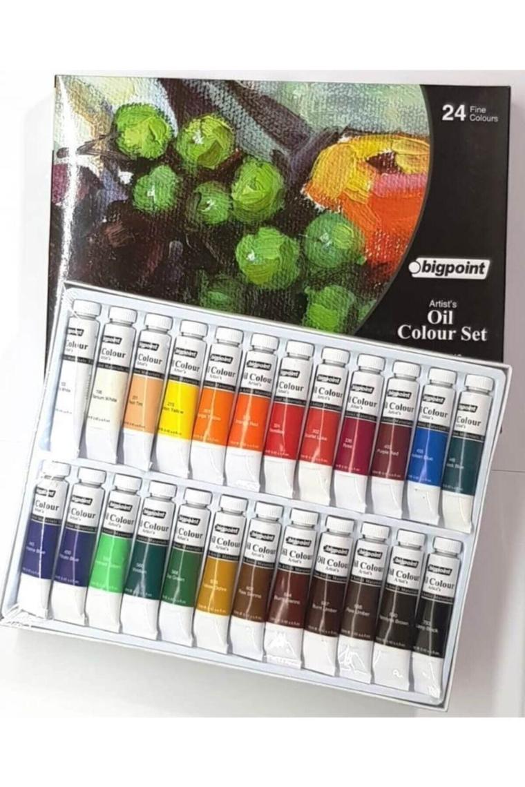 Yağlı Boya Seti 12 ml Tüp X 24 Renk