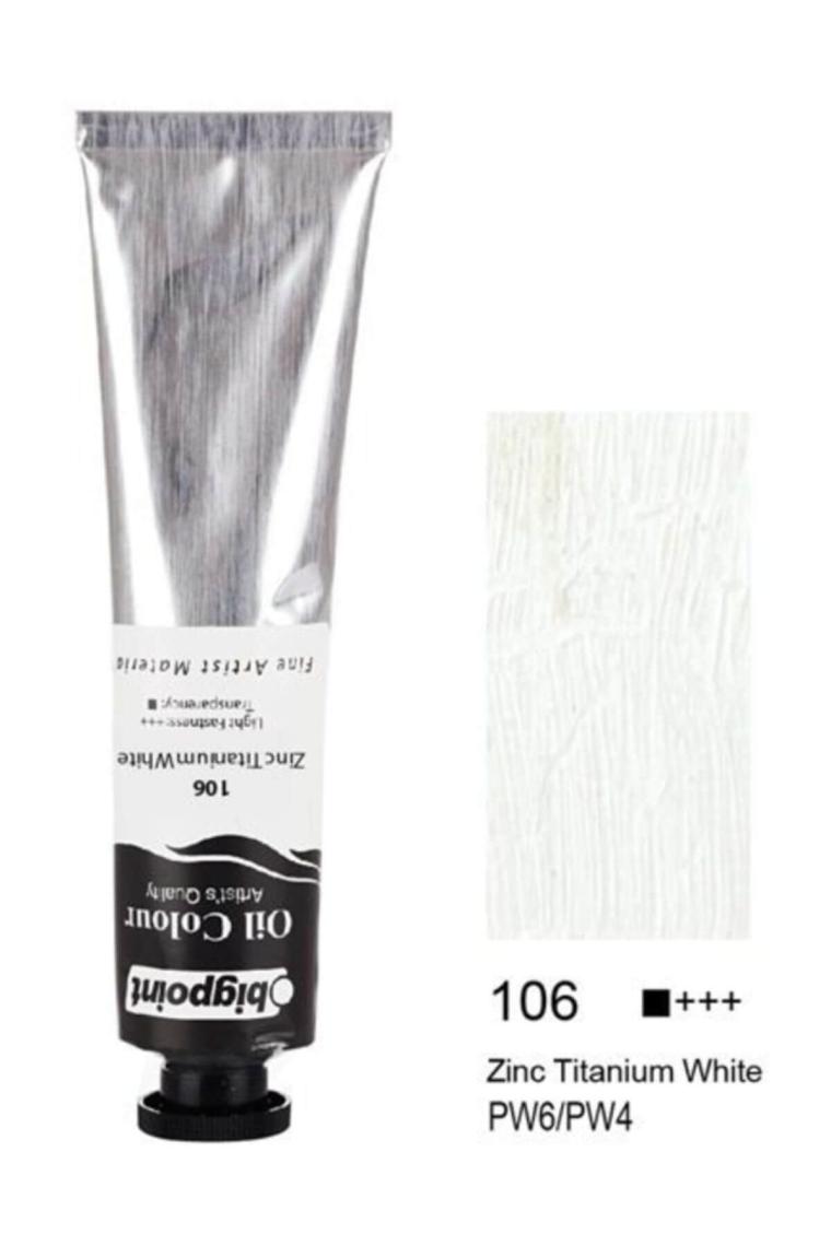 Bigpoint Yağlı Boya 45 ml 106 Zinc Titanium White