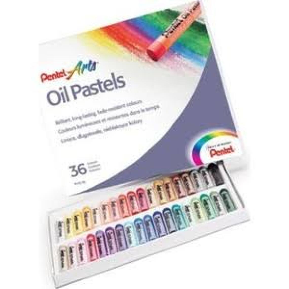 Pentel Arts Yağlı Pastel Boya - 36 Renk / YPHN36