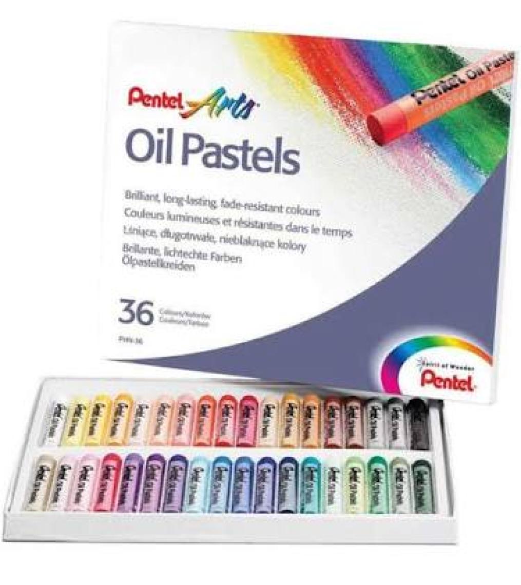 Pentel Arts Yağlı Pastel Boya - 36 Renk / YPHN36