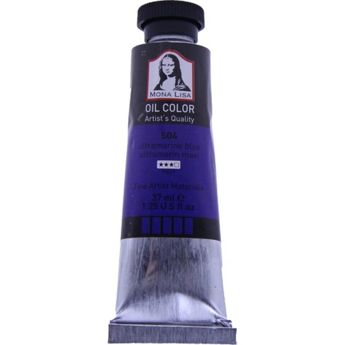 Mona Lisa 504 Yağlı Boya 37 ml Ultramarin Mavi