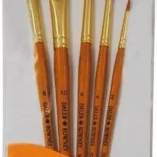 Daler Rowney Simply Gold Taklon Synthetic 5li Fırça Seti KOD:502