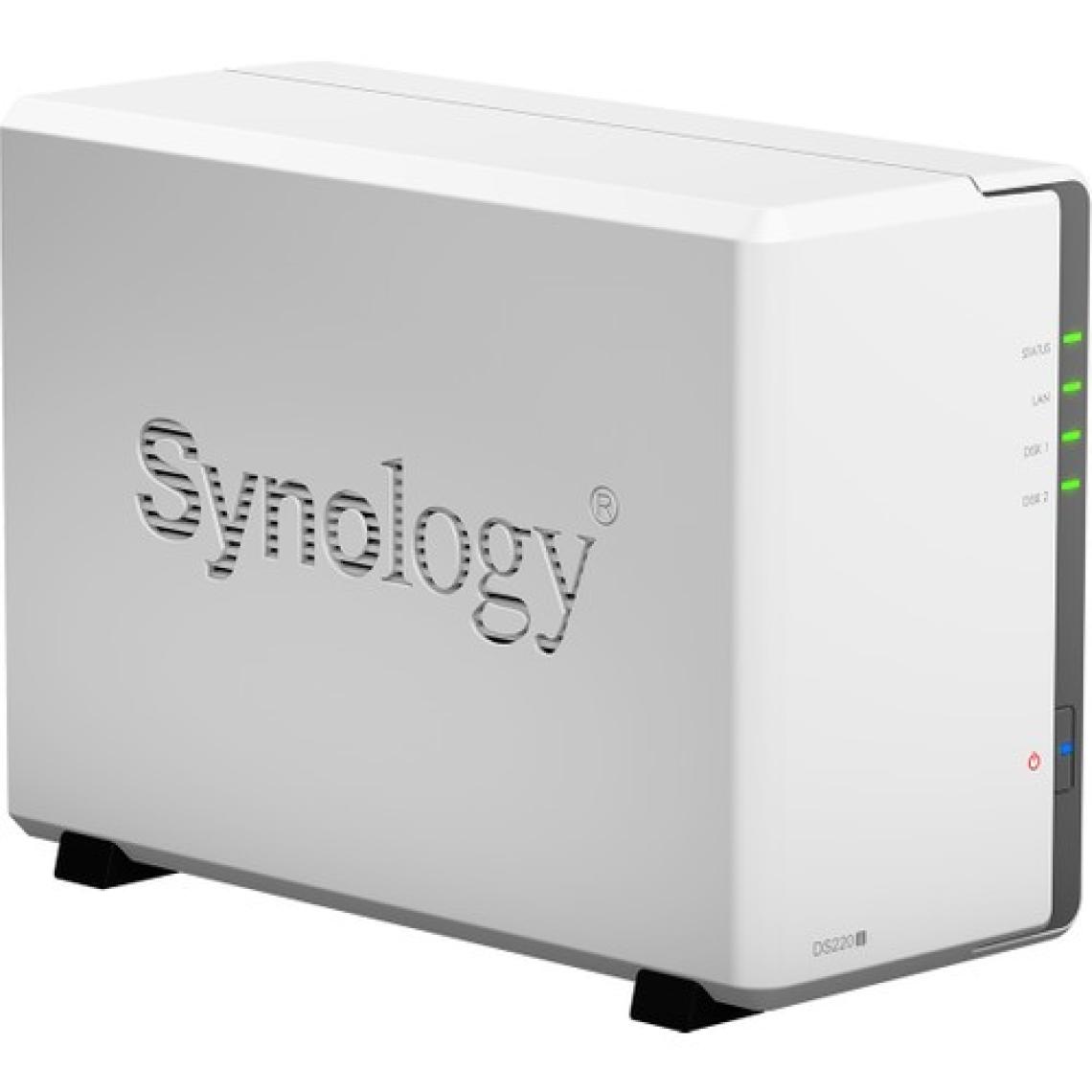 SYNOLOGY DS220J 2 YUVALI KİŞİSEL BULUT NAS SİSTEMİ (DİSKSİZ)