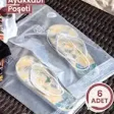 Palpak Tekli Paketlemeye Uygun Pudra Kokulu Ayakkabı Taşıma ve Saklama Poşeti-6'lı
