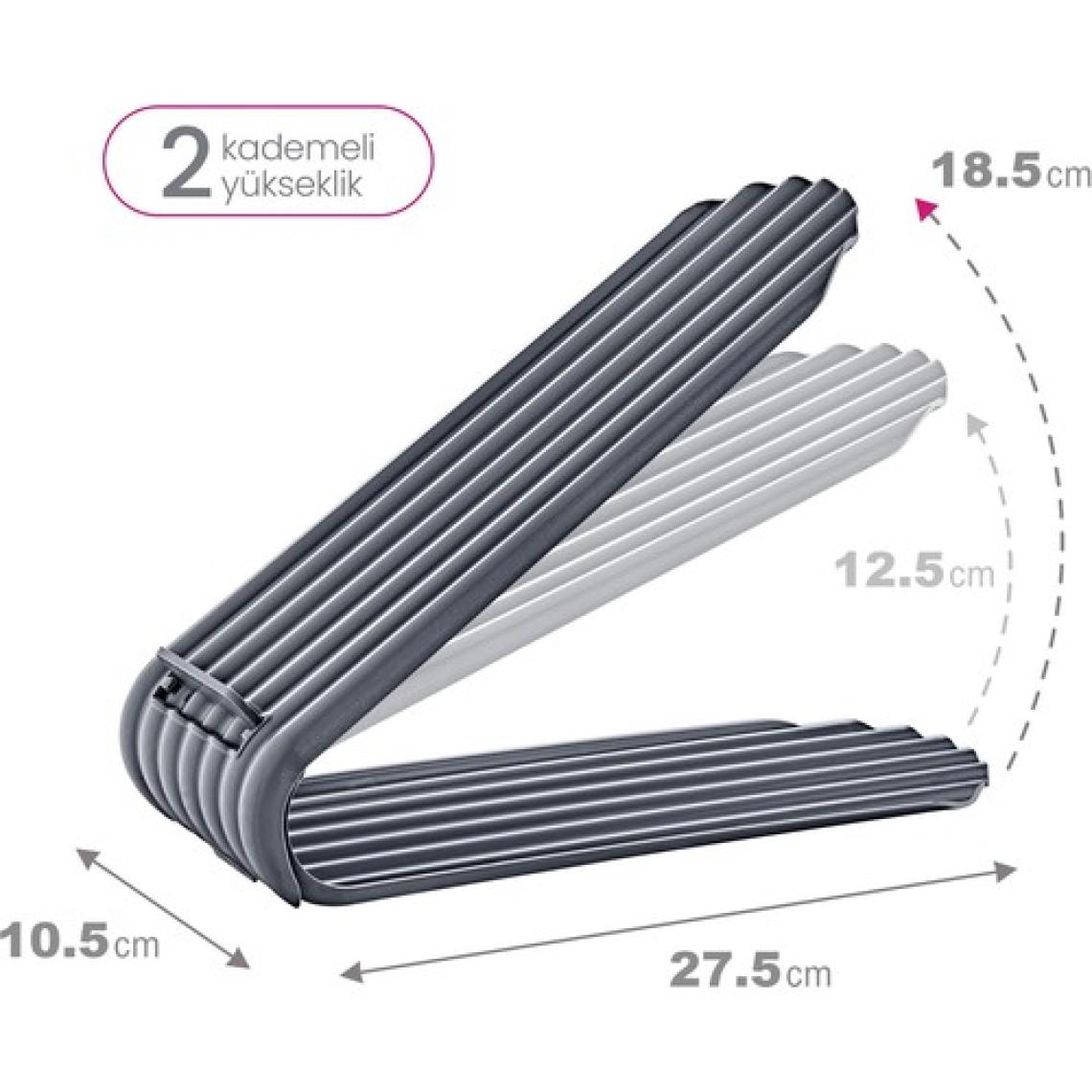 Smartware Clamp 12'li Set Ayarlanabilir Ayakkabı Rampası